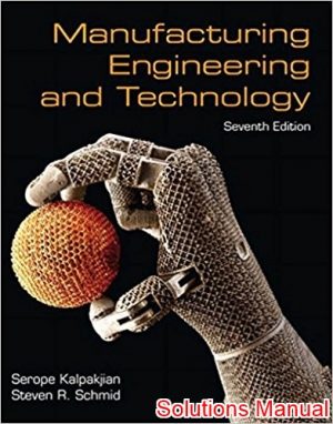 manufacturing engineering and technology 7th edition kalpakjian solutions manual