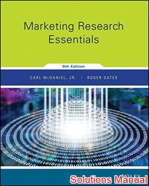 marketing research essentials 9th edition mcdaniel solutions manual