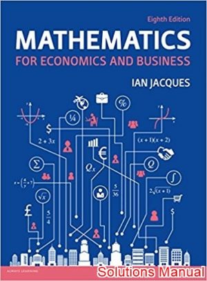 mathematics for economics and business 8th edition jacques solutions manual