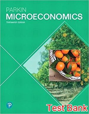 microeconomics 13th edition parkin test bank