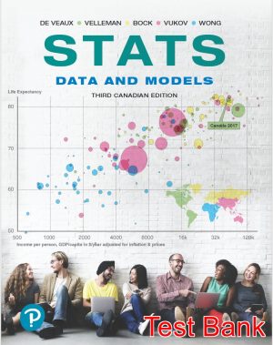 stats data and models canadian 3rd edition de veaux test bank