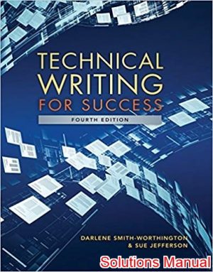 technical writing for success 4th edition smith worthington solutions manual