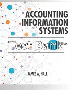 accounting information systems 10th edition hall test bank