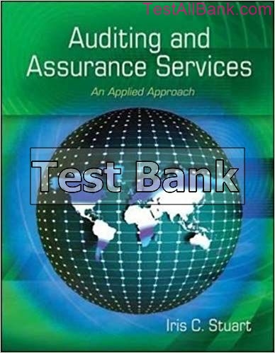 Auditing And Assurance Services An Applied Approach 1st Edition Stuart ...