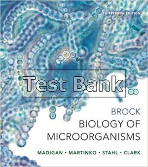 brock biology of microorganisms 13th edition madigan test bank