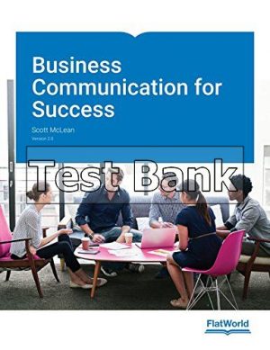 business communication for success vesrion 2.0 2nd edition mclean test bank