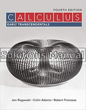 calculus early transcendentals 4th edition rogawski solutions manual