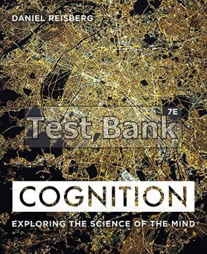 cognition exploring the science of the mind 7th edition reisberg test bank
