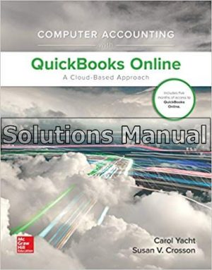 computer accounting with quickbooks online a cloud based approach 1st edition yacht solutions manual