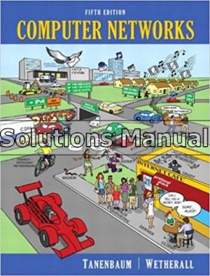 computer networks 5th edition tanenbaum solutions manual