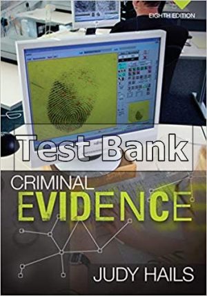 criminal evidence 8th edition hails test bank