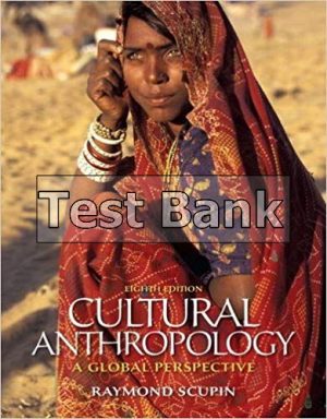 cultural anthropology a global perspective 8th edition scupin test bank