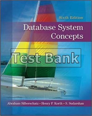 database system concepts 6th edition silberschatz test bank