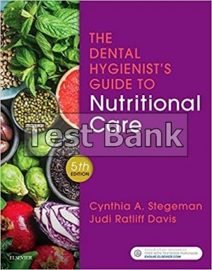 dental hygienists guide to nutritional care 5th edition stegeman test bank