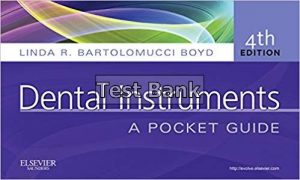 dental instruments a pocket guide 4th edition boyd test bank