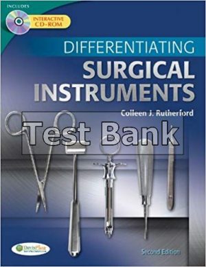 differentiating surgical instruments 2nd edition rutherford test bank