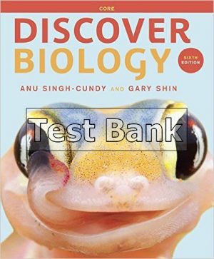 discover biology the core 6th edition singh test bank