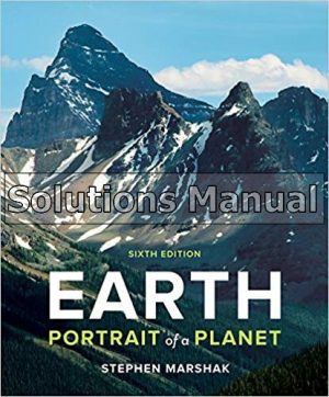 earth portrait of a planet 6th edition marshak solutions manual