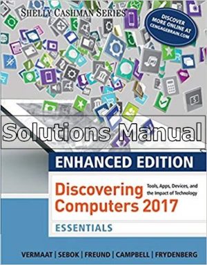 enhanced discovering computers 2017 essentials 1st edition vermaat solutions manual