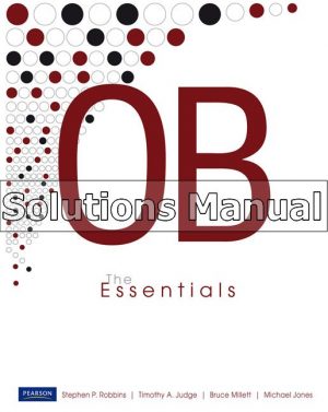 essentials 1st edition robbins solutions manual
