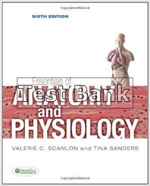 essentials of anatomy and physiology 6th edition scanlon test bank