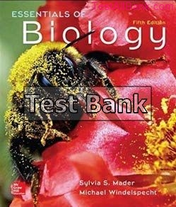essentials of biology 5th edition mader test bank