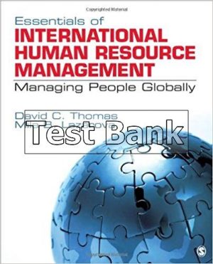 essentials of international human resource management 1st edition thomas test bank