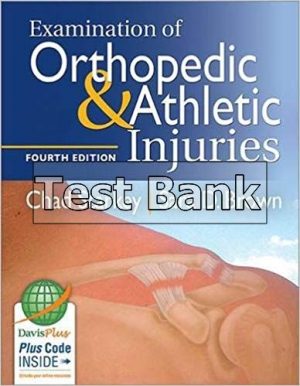 examination of orthopedic athletic injuries 4th edition starkey test bank