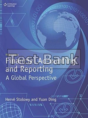financial accounting and reporting a global perspective 5th edition stolowy test bank