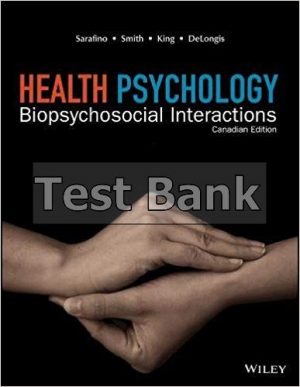 health psychology canadian 1st edition sarafino test bank