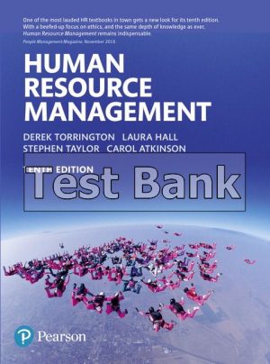 human resource management 10th edition torrington test bank