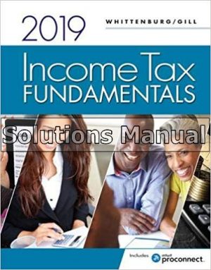 income tax fundamentals 2019 37th edition whittenburg solutions manual