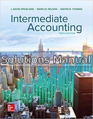 intermediate accounting 10th edition spiceland solutions manual