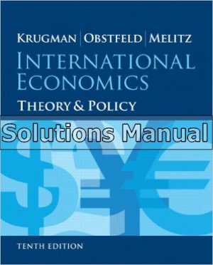 international finance theory and policy 10th edition krugman solutions manual