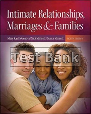 intimate relationships 8th edition degenova test bank