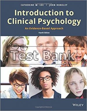 introduction to clinical psychology 4th edition hunsley test bank