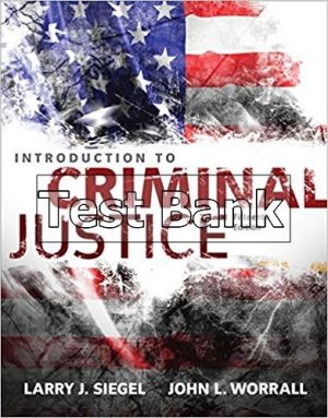 introduction to criminal justice 15th edition siegel test bank