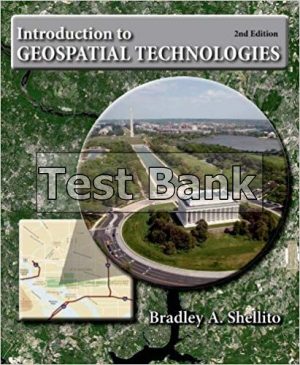 introduction to geospatial technologies 2nd edition shellito test bank