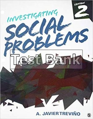 investigating social problems 2nd edition trevino test bank