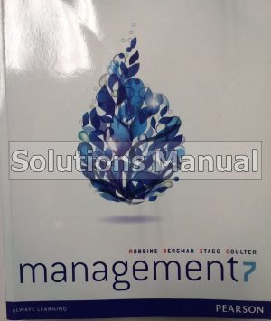 management 7th edition robbins solutions manual