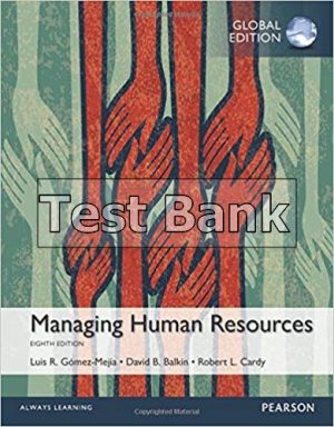 managing human resources global 8th edition balkin test bank