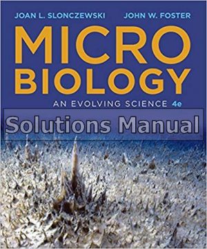 microbiology an evolving science 4th edition slonczewski solutions manual