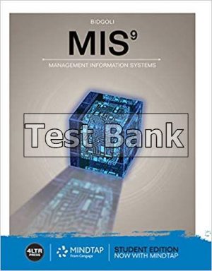 mis 9th edition bidgoli test bank