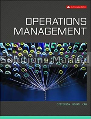 operations management canadian 6th edition stevenson solutions manual
