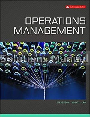 operations management canadian 6th edition stevenson solutions manual