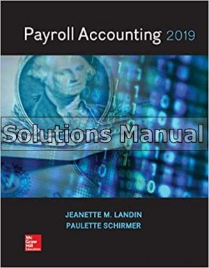 payroll accounting 2019 5th edition landin solutions manual