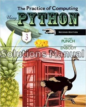 practice of computing using python 2nd edition punch solutions manual