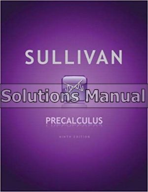 precalculus 9th edition sullivan solutions manual