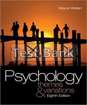 psychology themes and variations 8th edition weiten test bank