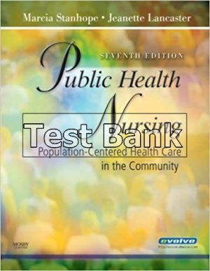 public health nursing population centered health care in the community 7th edition stanhope test bank